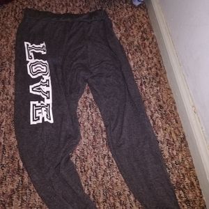 Used Pink branded joggers/loose fitted leggings